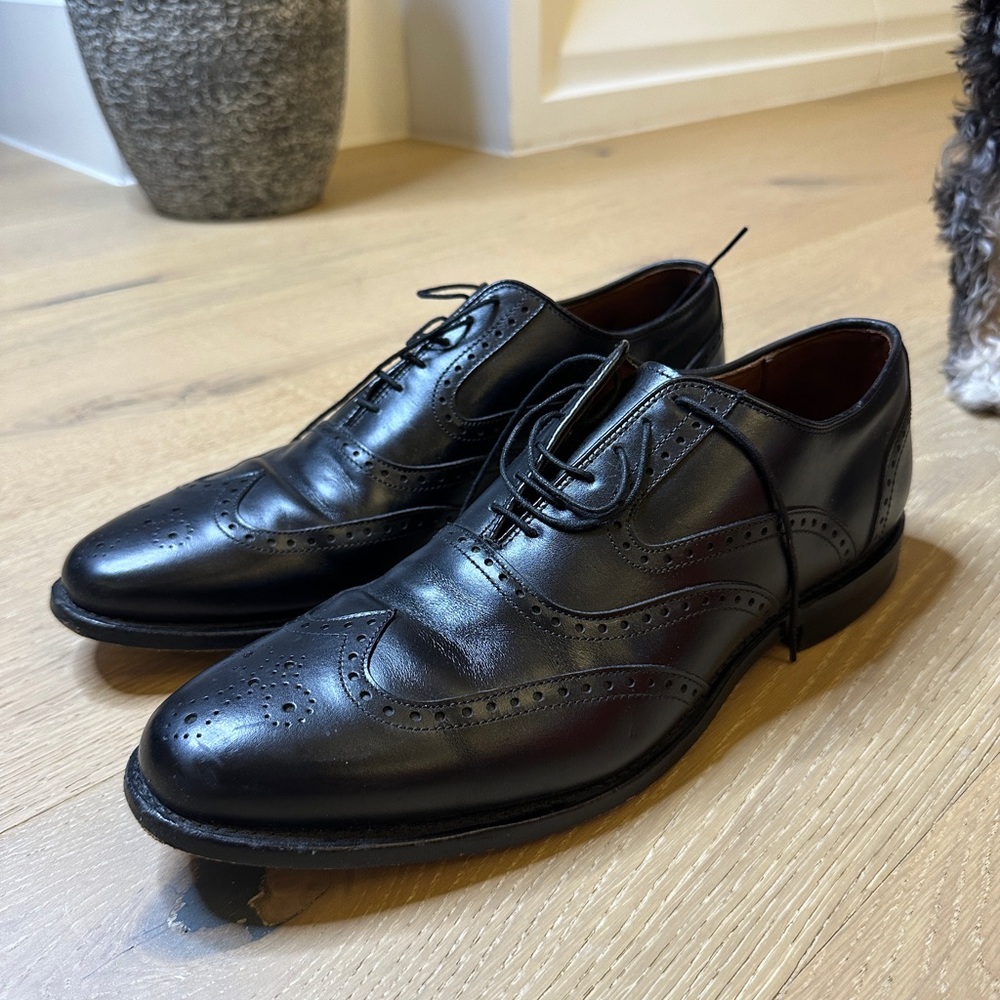 Allen Edmonds McLaren Black Leather Oxfords